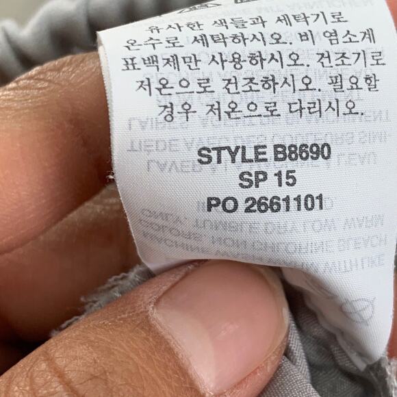 J Crew Shorts Womens 00 Shadow Crepe Pull On Elastic Waist Pockets Dolphin Hem - Picture 8 of 14